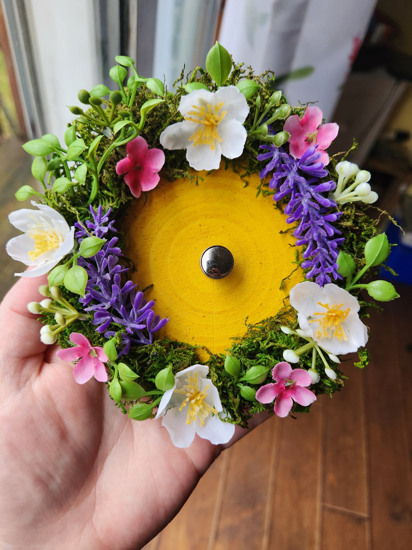 Yellow Hobbit Door Wreath