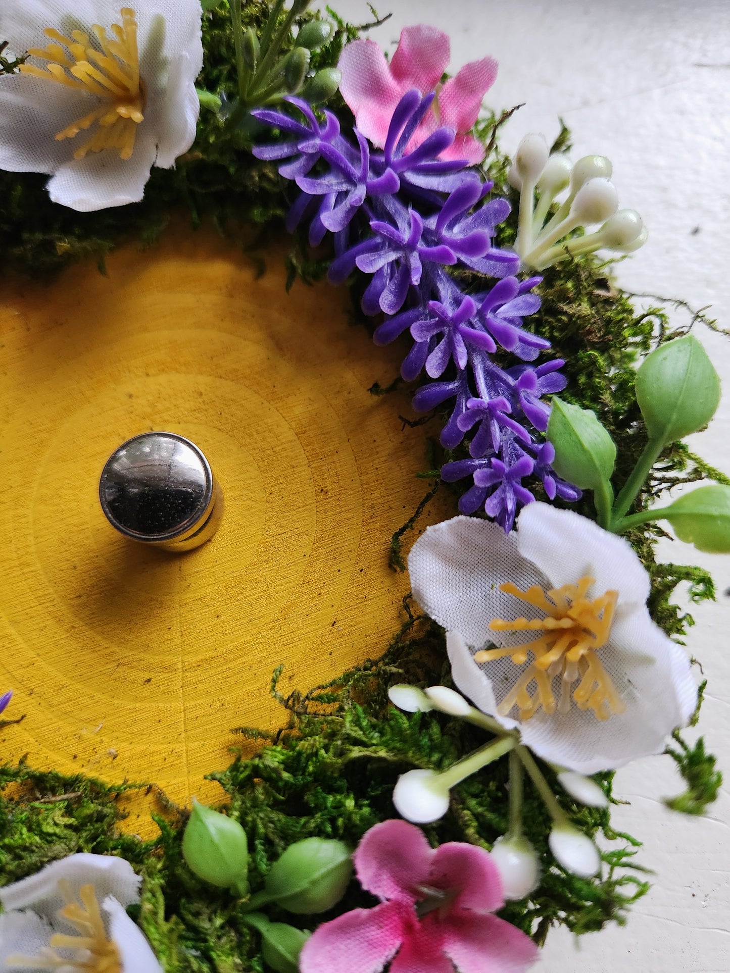 Yellow Hobbit Door Wreath