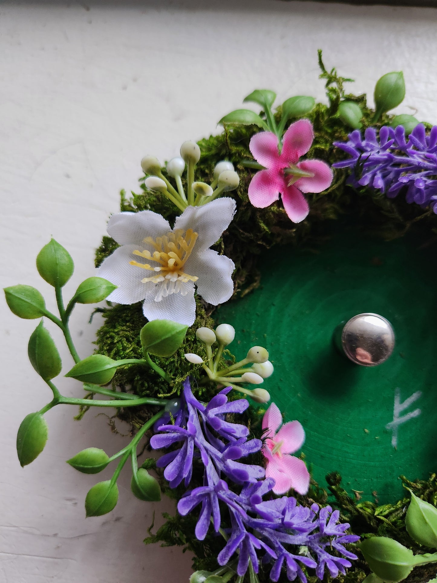 Green Hobbit Door Wreath