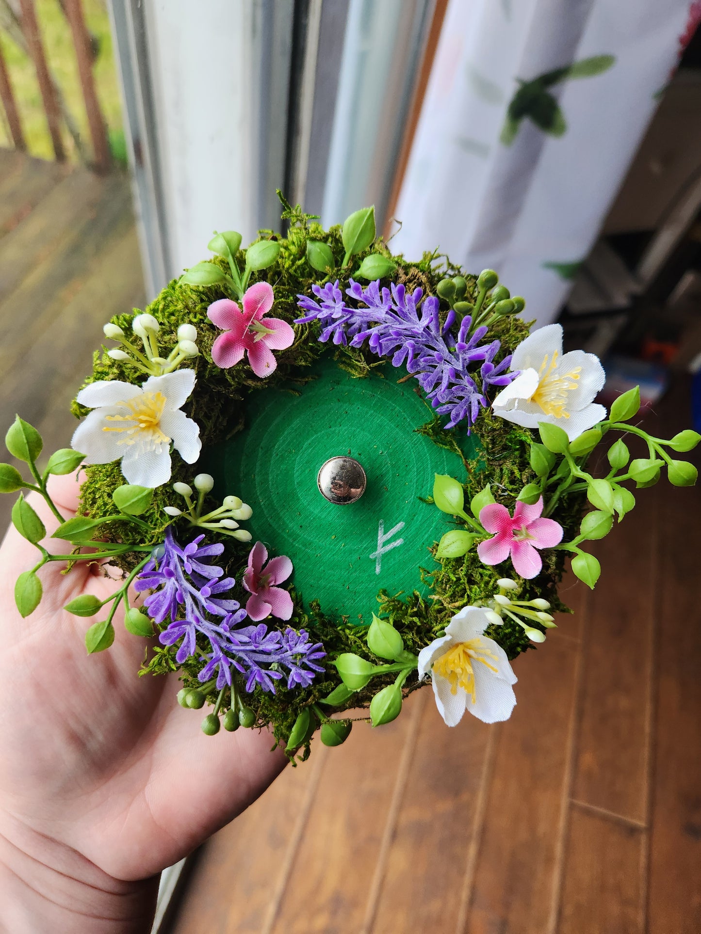 Green Hobbit Door Wreath