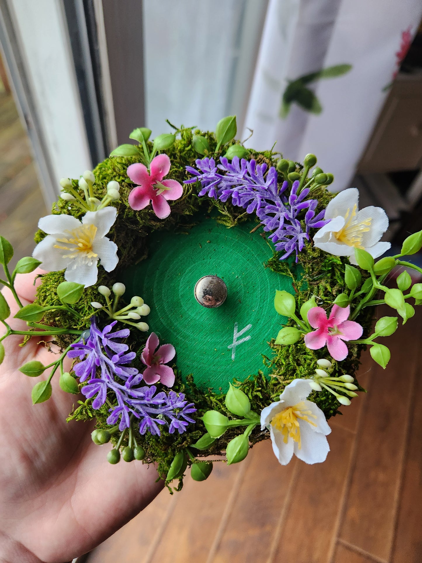 Green Hobbit Door Wreath